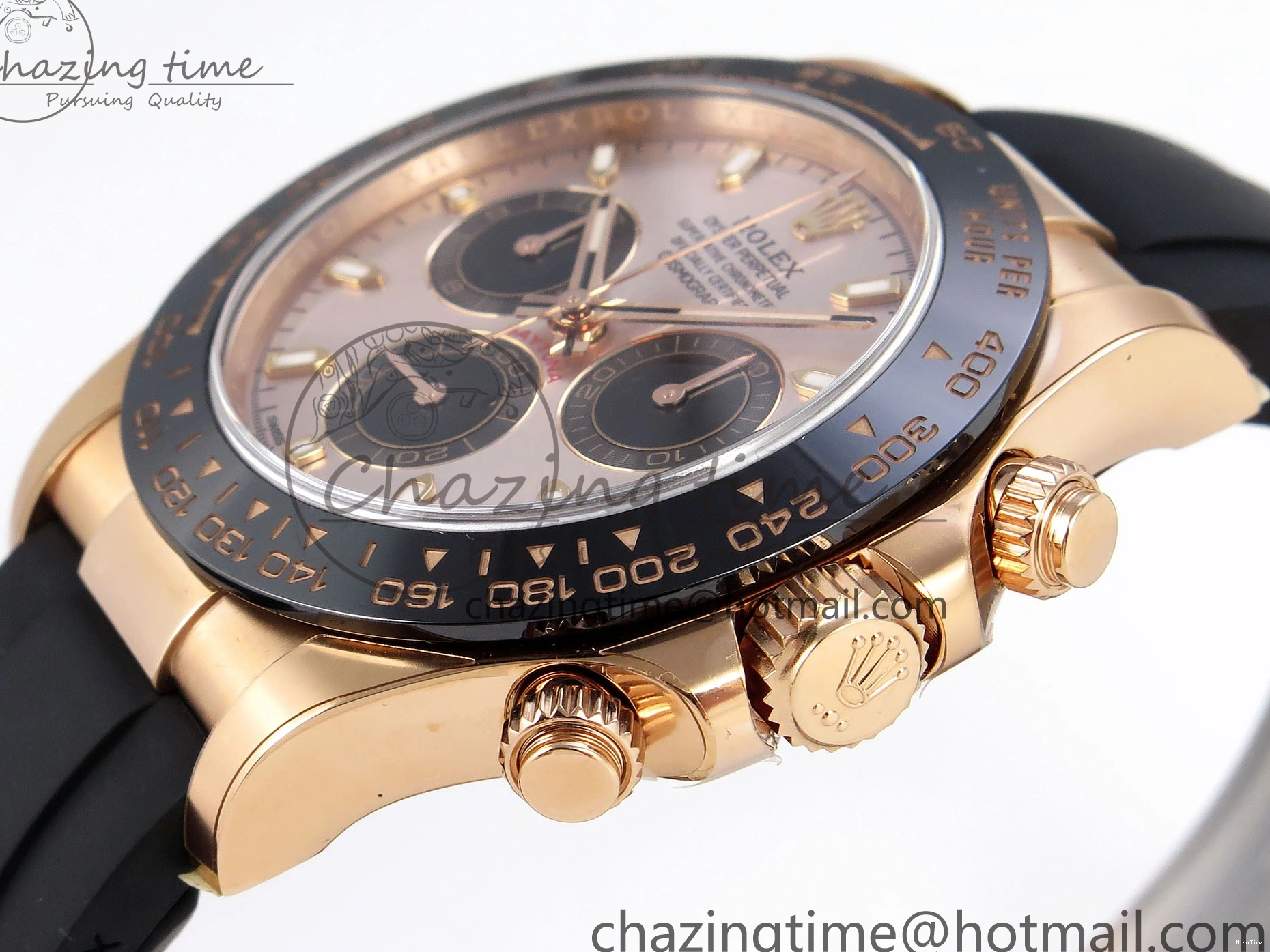 MiroTime 0322 Daytona 116515 Clean 1:1 Best Edition Silver Dial RG Markers on Oysterflex Strap SA4130 V WrinkleFree 1965